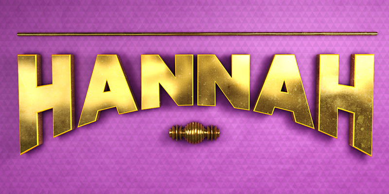 Hannah Cinema 4D Typography