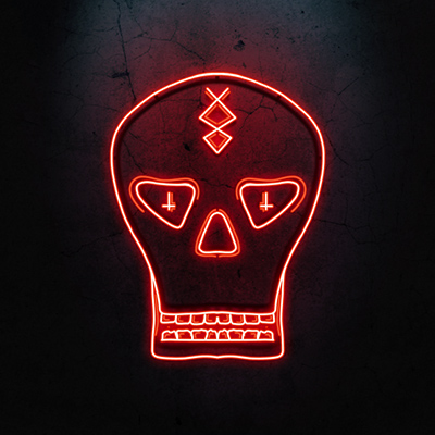 Neon Skull